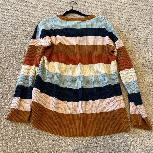 Madewell Multicolor Striped Crew Neck Sweater - Picture 7 of 10